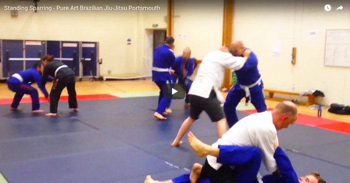 Standing Sparring In BJJ Lesson
