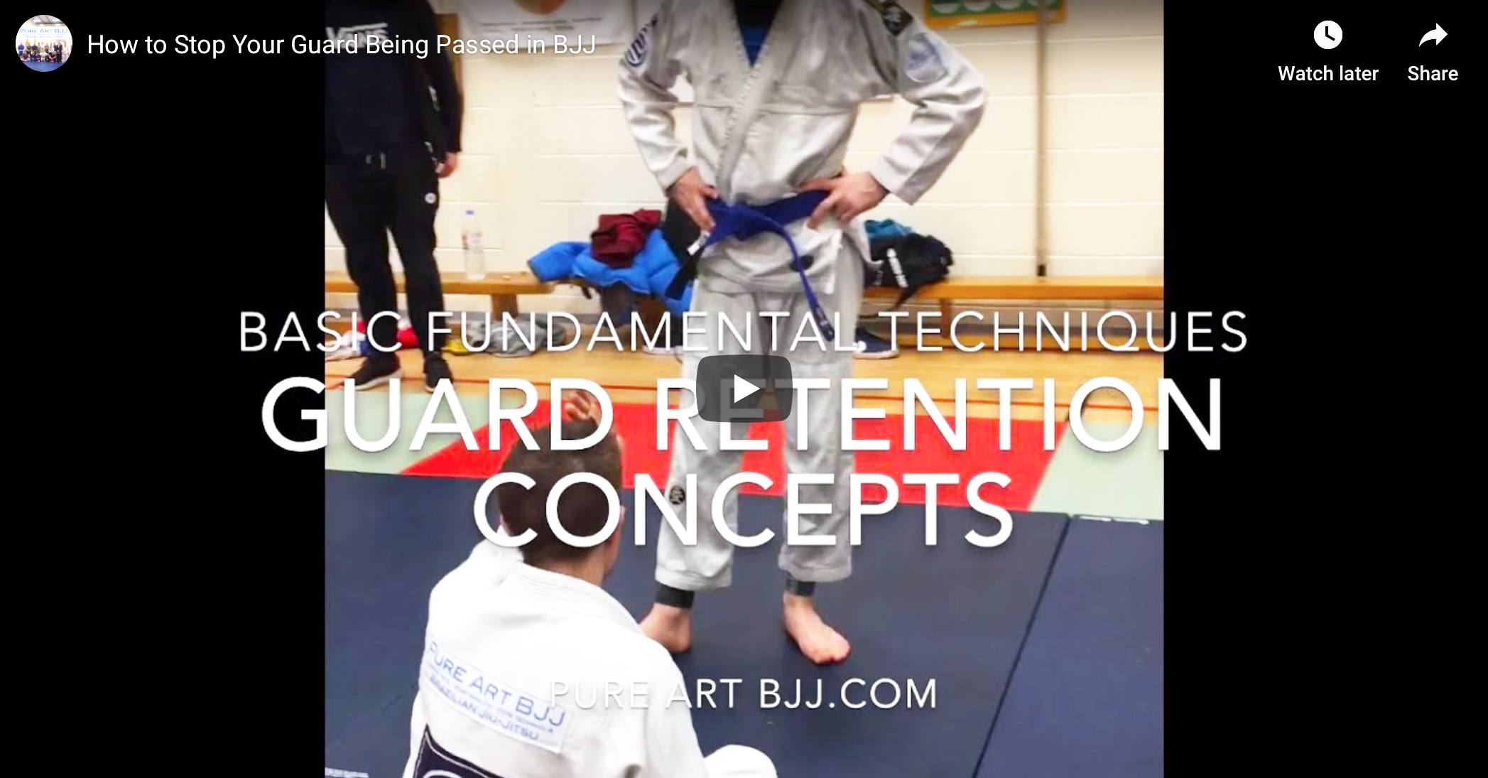 How to Stop Your Guard Being Passed in BJJ