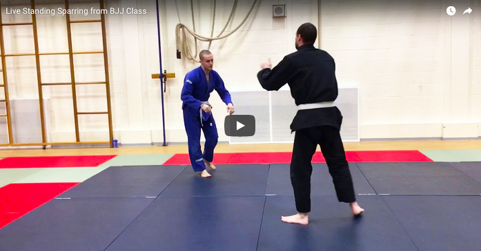Live Standing Sparring from BJJ Class