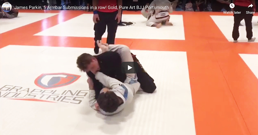 James, 5 Armbar Submissions in a row! Gold Medal