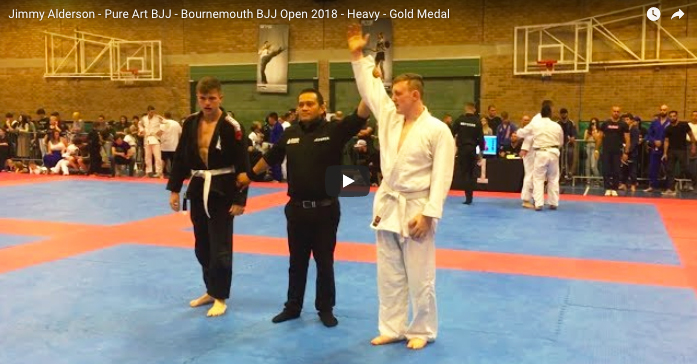 Jimmy Pure Art BJJ  Gold Medal Bournemouth Open