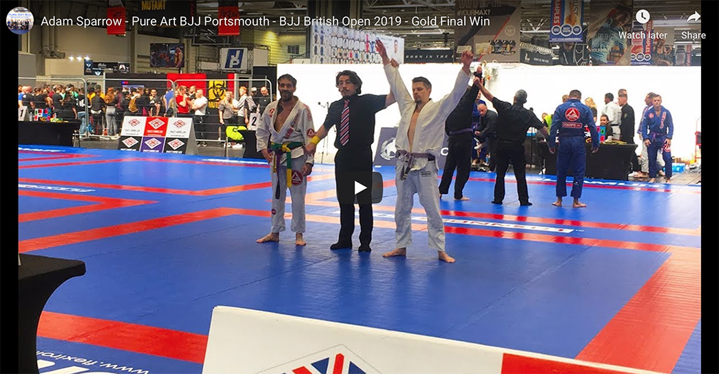 Adam Sparrow - BJJ British Open 2019 - Gold Final Win
