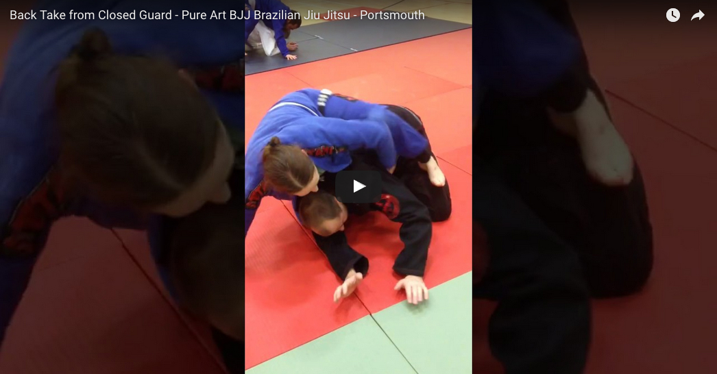 Back Take From Closed Guard