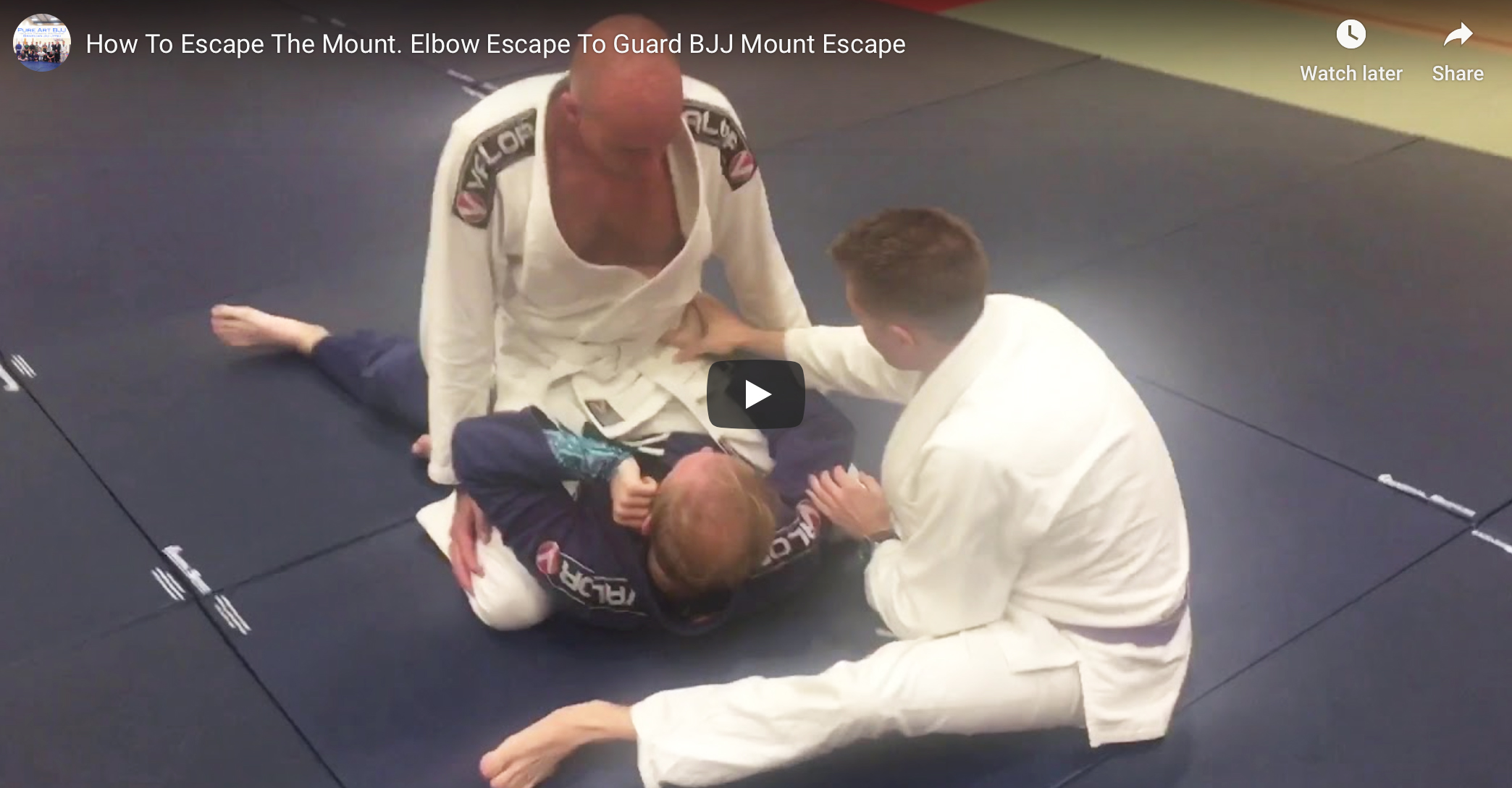 How To Escape The Mount. Elbow Escape