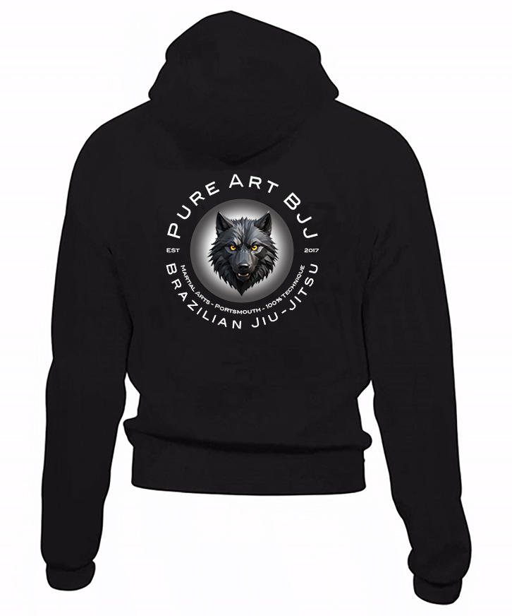 Pure Art BJJ Official Hoodie Back
