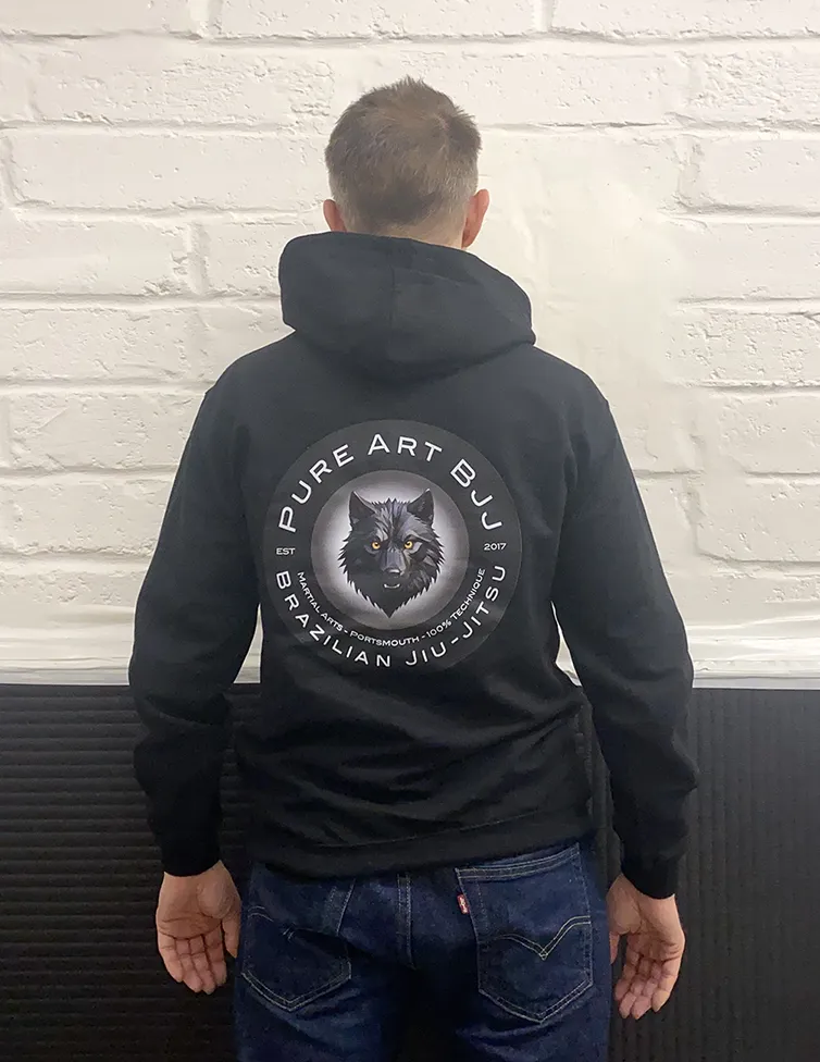Pure Art BJJ Hoodie Alternate Back View