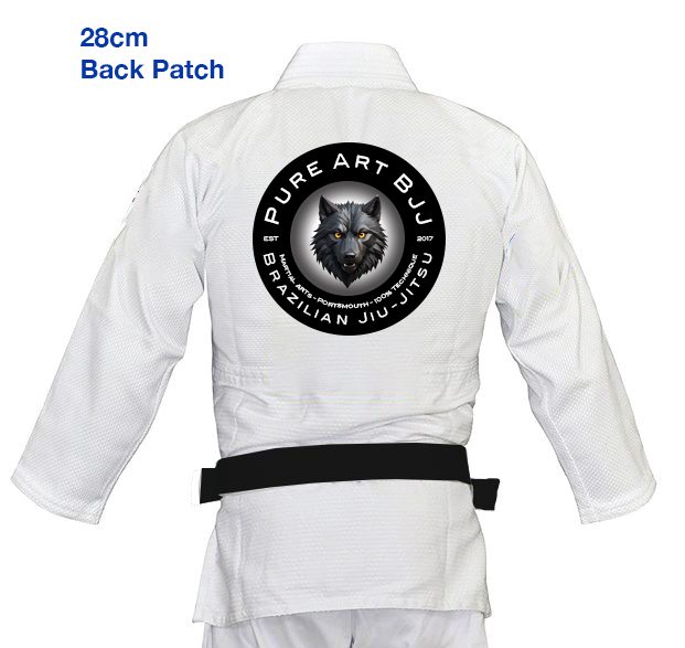 Pure Art BJJ Large Back Patch Alternate View