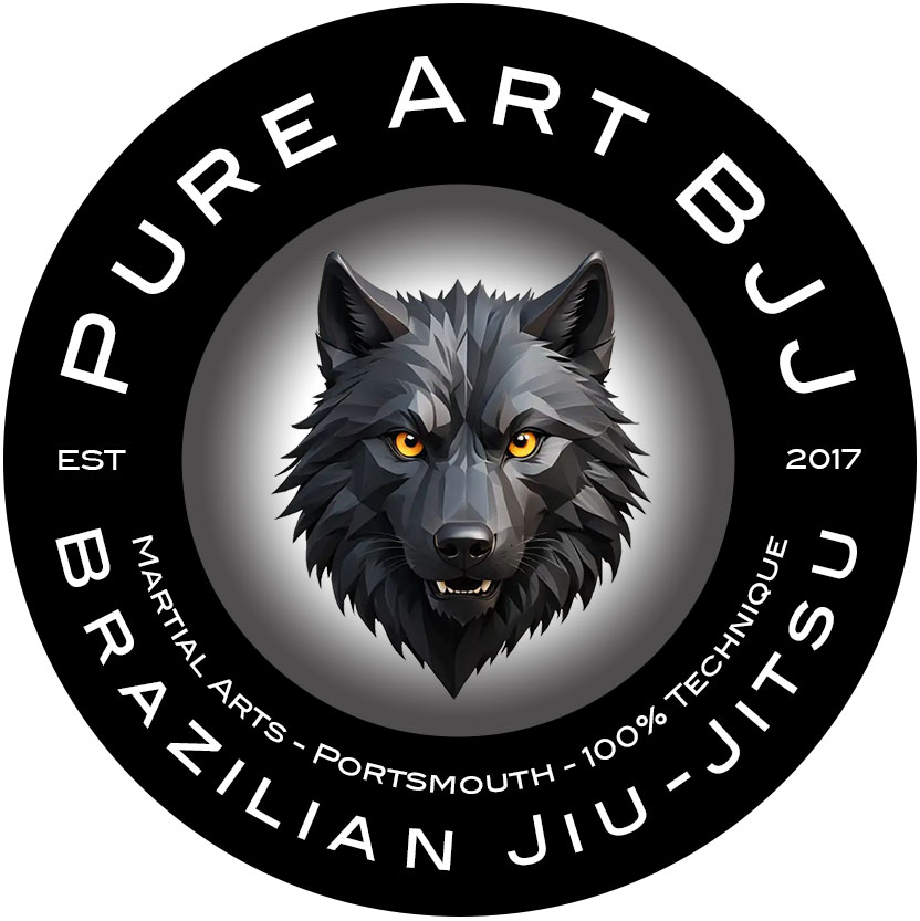 Pure Art BJJ Small Leg Patch Alternate View