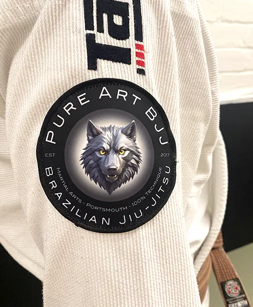 Pure Art BJJ Small Arm Patch Alternate View