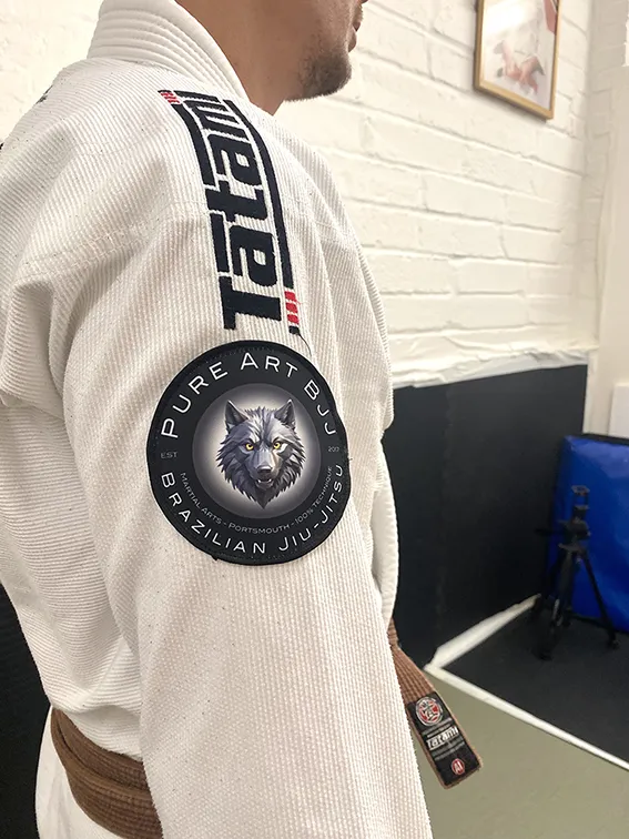 Pure Art BJJ Small Arm Patch On Gi