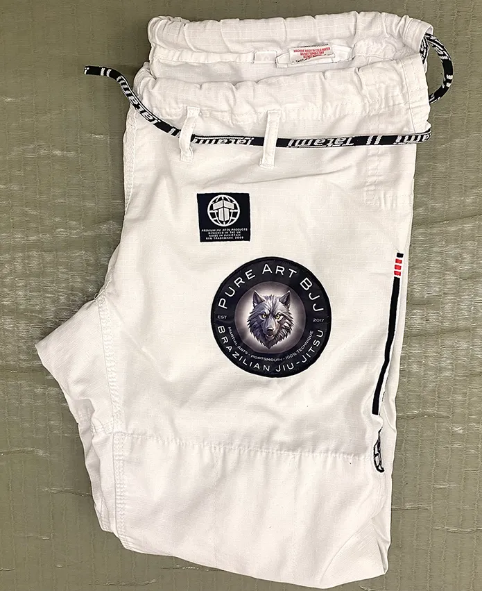 Pure Art BJJ Small Leg Patch Alternate View
