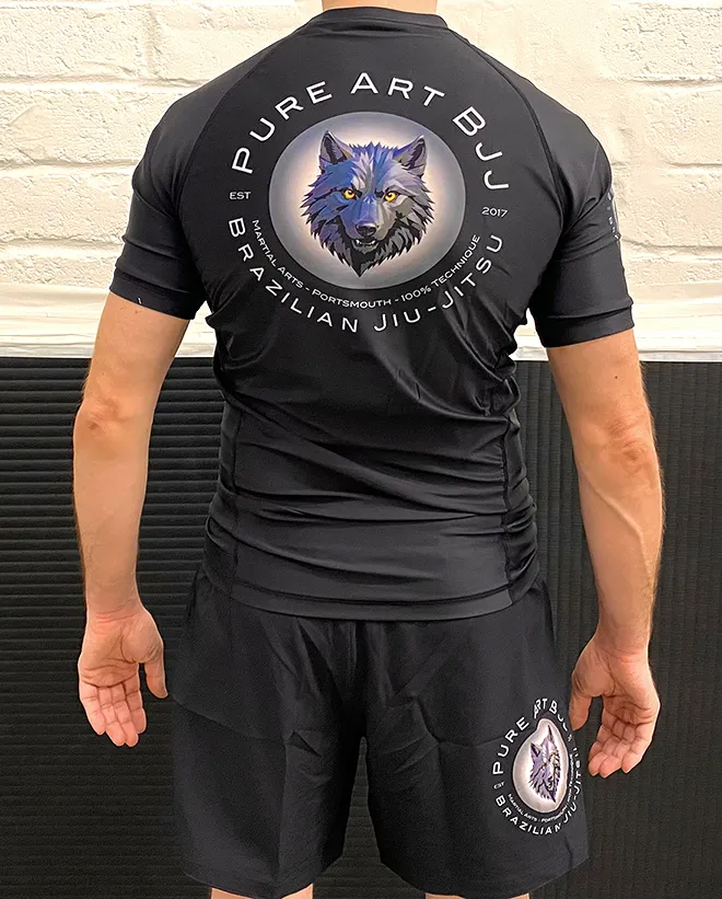 Pure Art BJJ Official Club Rashguard Back