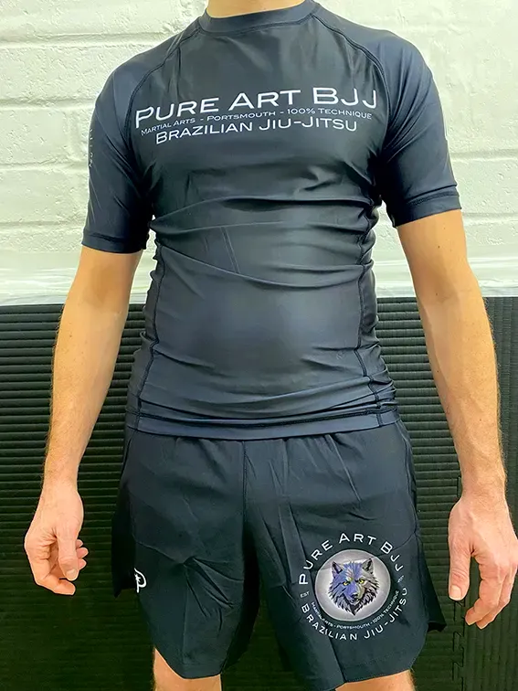 Pure Art BJJ Official Club Rashguard Front