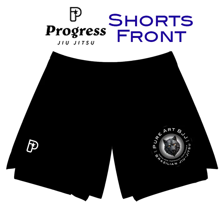 Pure Art BJJ Training Shorts Front